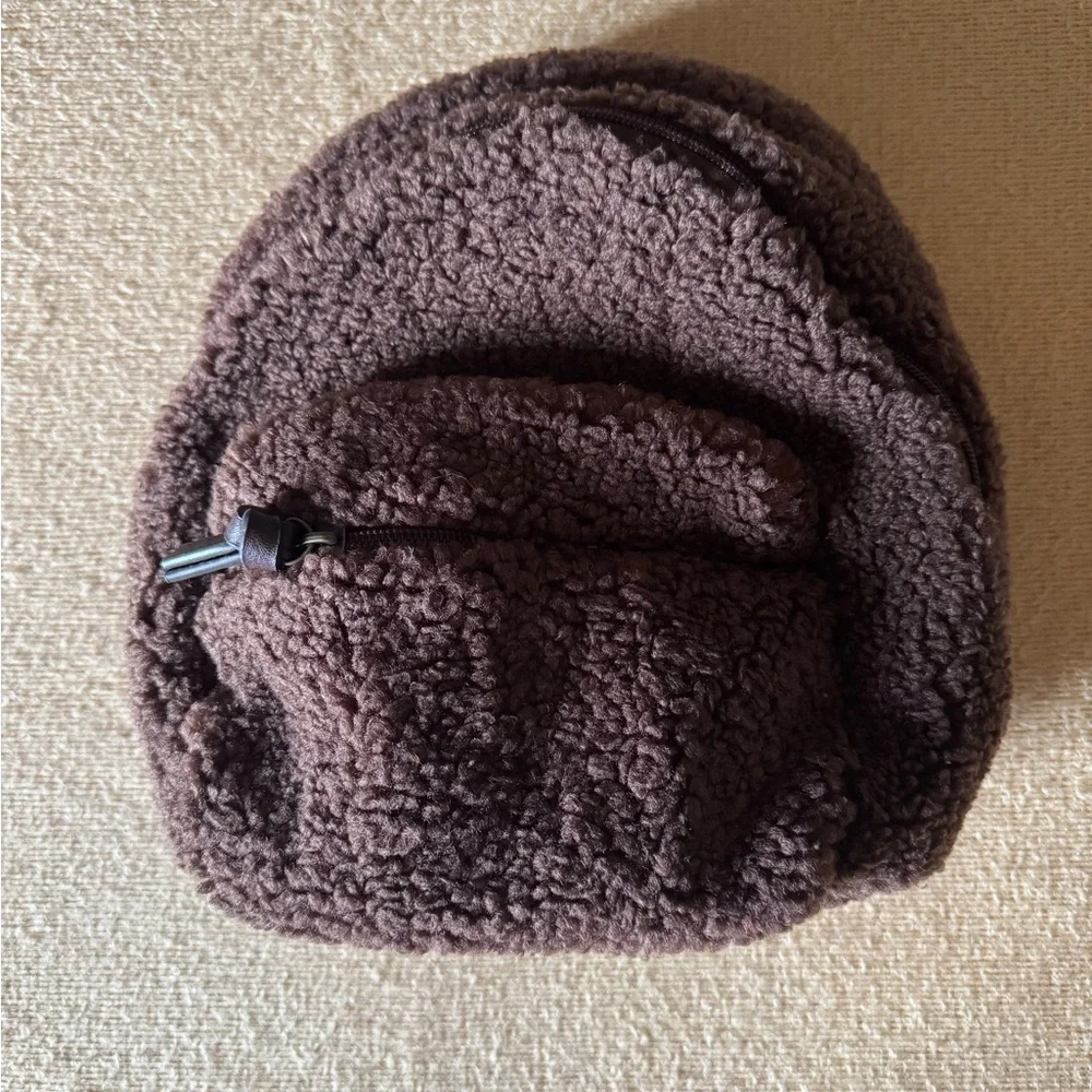 Sonoma Brown Sherpa Mini Backpack